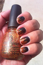 The Hunger Games-Inspired Nail Art